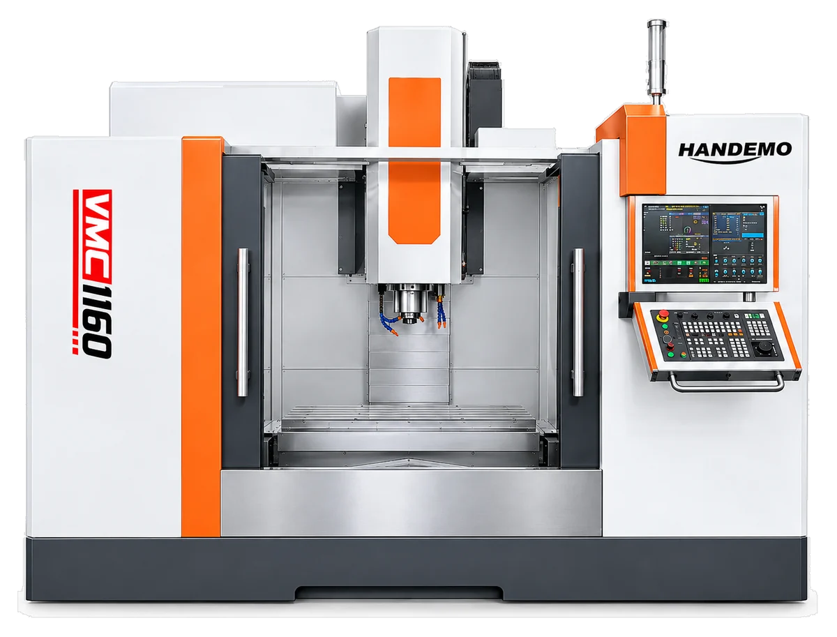 HANDEMO VMC1160 vertical machining center, 1100 / 600 / 600 mm travel