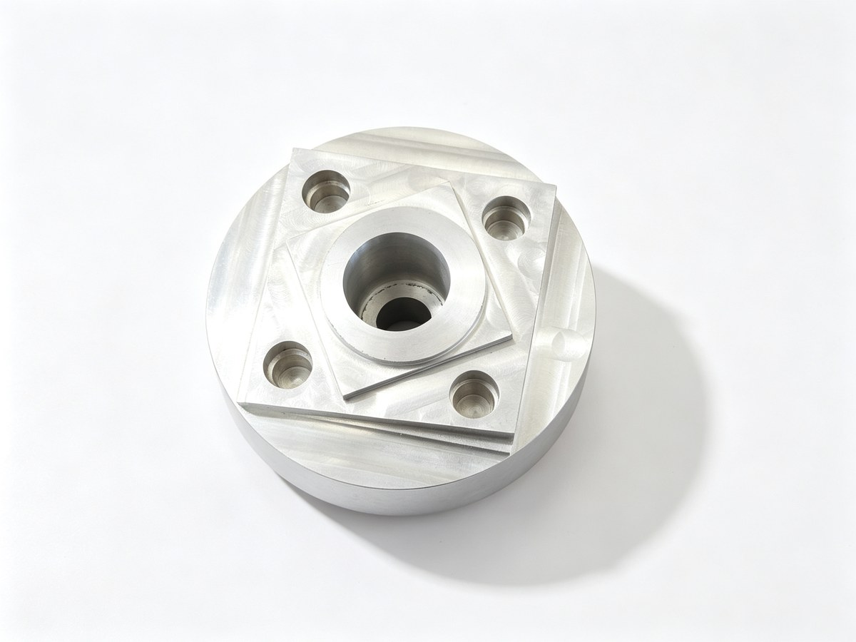 Machined plate and fixture block